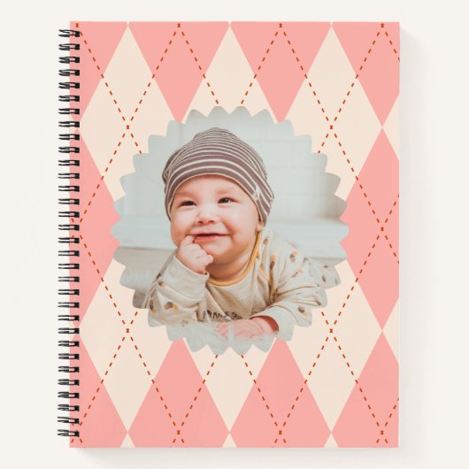 Pink Photo Journal Notizblock (Vorderseite)