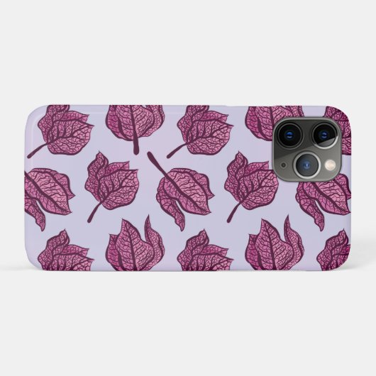 Pink Physalis Blume Muster Pastel Botanisch Case-Mate iPhone Hülle (Rückseite (Horizontal))