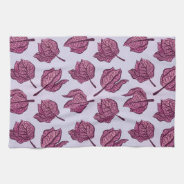 Pink Physalis Blume Muster Pastel Botanisch Geschirrtuch