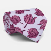 Pink Physalis Blume Muster Pastel Botanisch Krawatte (Gerollt)