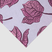 Pink Physalis Blume Muster Pastel Botanisch Seidenpapier (Detail)