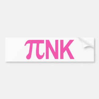 PINK PI NK AUTOAUFKLEBER