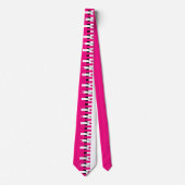 Pink Piano Neck Tie for Musical Style Statement Krawatte (Vorderseite)