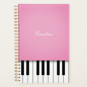 Pink Piano Personalisierte Musik Planer