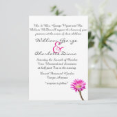 Pink Piazza Kaktus Blume in Blüte Einladung (Stehend Vorderseite)