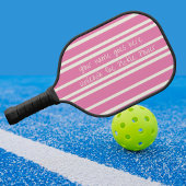 Pink Pickle Power Pickleballer Spieler mächtig Pickleball Schläger