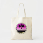 Pink Pickleball Paddle Tote Bag Tragetasche (Vorne)