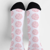 Pink Pickleball Pattern Socken (Oben)