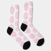 Pink Pickleball Pattern Socken (Rechts)