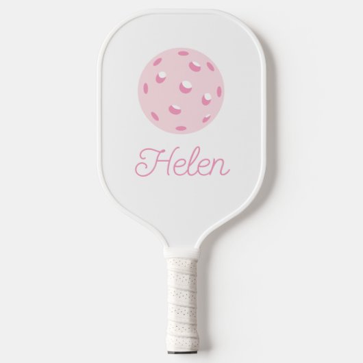 Pink Pickleball Personalisiert Paddel Schläger (Vorderseite)