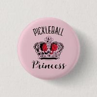 Pink Pickleball Princess Crown