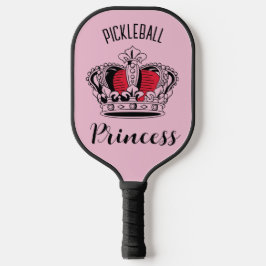 Pink Pickleball Princess Crown Personalisiert Pickleball Schläger