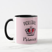 Pink Pickleball Princess Crown