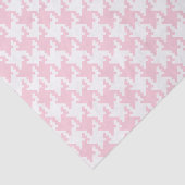 Pink Pied-De-Poule-Muster - Benutzerdefinierter Hi Seidenpapier (Ausschnitt)