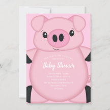Pink Pig Baby Dusche