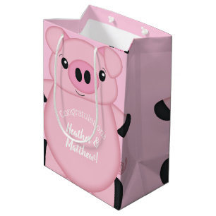 Pink Pig Baby Dusche Mittlere Geschenktüte