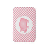 Pink Pig Bath Mat Badematte (Vorderseite Vertikal)