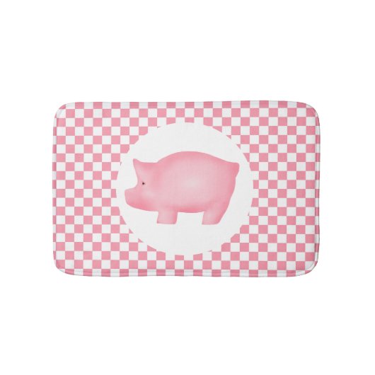 Pink Pig Bath Mat Badematte (Vorderseite)