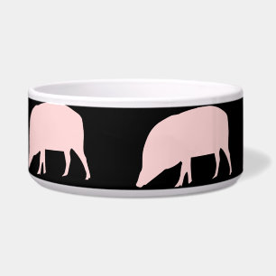 Pink Pig Dog Bowl Napf