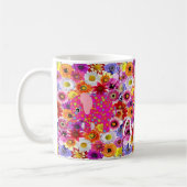 Pink Pig Floral Tasse (Links)