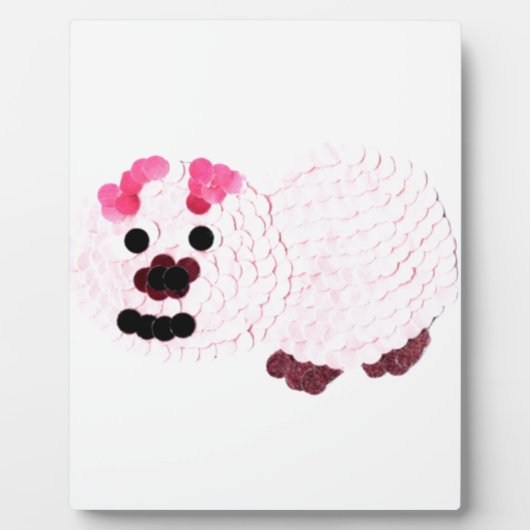 Pink Pig Fotoplatte (Vorderseite)