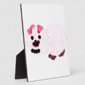 Pink Pig Fotoplatte (Seite)