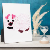 Pink Pig Fotoplatte (Seite)