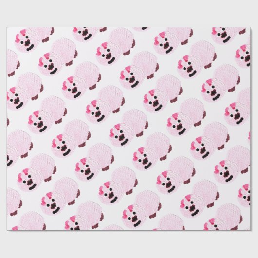 Pink Pig Geschenkpapier (Flach)