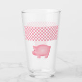 Pink Pig-Glas-Cup Glas (Rückseite)