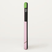Pink Pig iPhone Handy Gehäuse Grüner Hintergrund Case-Mate iPhone Hülle (Hinten/Links)
