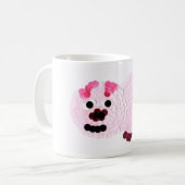 Pink Pig Kaffeetasse (Vorderseite Links)