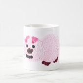 Pink Pig Kaffeetasse (Mittel)