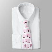 Pink Pig Krawatte (Gebunden)