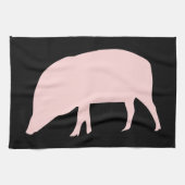 Pink Pig Küchentuch (Horizontal)