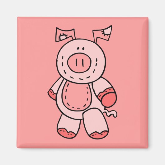Pink Pig Magnet (Vorne)