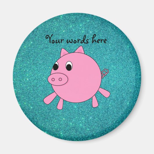 Pink pig magnet (Vorne)