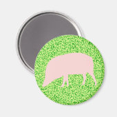 Pink Pig Magnet (Vorderseite/Rückseite)