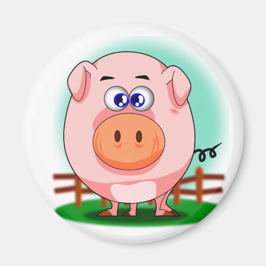 Pink Pig Magnet (Vorne)