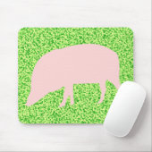 Pink Pig Mousepad (Mit Mouse)