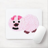 Pink Pig Mousepad (Mit Mouse)
