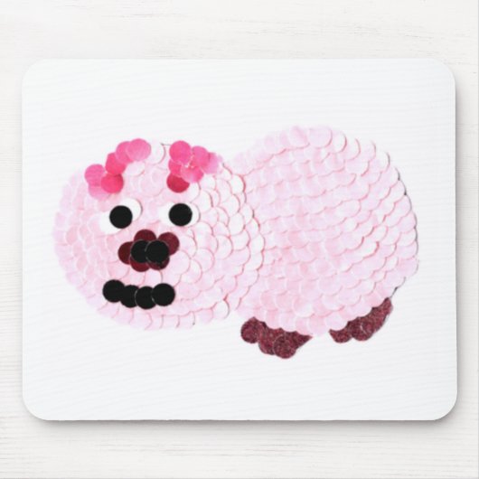 Pink Pig Mousepad (Vorne)