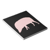 Pink Pig Notepad Notizblock (angewinkelt)