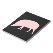 Pink Pig Notepad Notizblock (Rotiert)