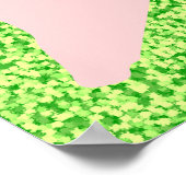 Pink Pig Poster (Ecke)