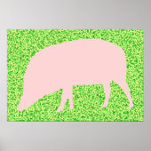 Pink Pig Poster (Vorne)