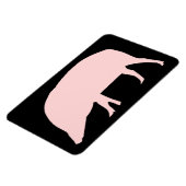 Pink Pig Premium Magnet (Linke Seite)