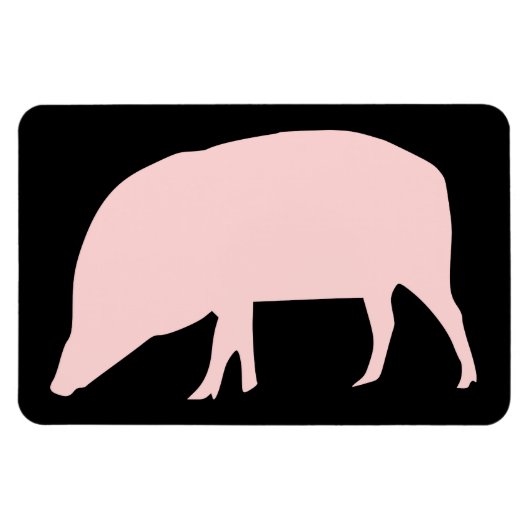 Pink Pig Premium Magnet (Horizontal)