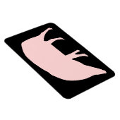 Pink Pig Premium Magnet (Rechte Seite)