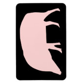 Pink Pig Premium Magnet (Vertikal)