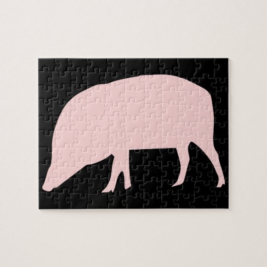 Pink Pig Puzzle (Horizontal)